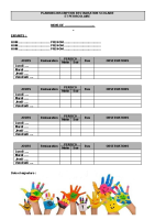 CALENDRIER PERISCOLAIRE CHAMARANDES
