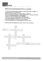 réponse jeux mots croisés bulletin juin 2025