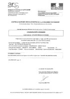 ARS Contrôle sanitaire des eaux destinées à la consommation humaine du 05 11 2025