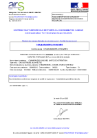 ARS du 28 05 25 contrôle sanitaire des eaux destinées à la consommation humaine