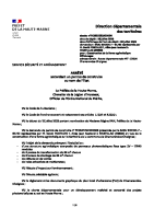Arrêté accordant un permis de construire au nom de l’état PC05212523C0006