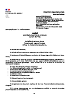 Arrêté accordant un permis de construire au nom de l’état PC05212523C0007