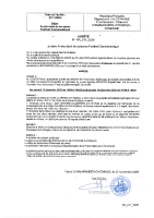 Arrêté débit de boissons festival gastronomique 13 et 14 décembre 2025