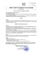 Arrêté débit de boissons vide grenier 31 08 2025