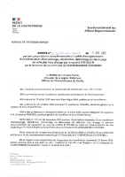 Arrêté nmr 5220260400003 du 01 04 2026 société POS BAZIN