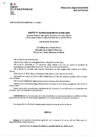 Arrêté Ouverture et cloture de la chasse 2024-2025