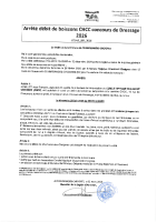 arrêté débit de boissons CHCC concours de dressage 28 juin 2026