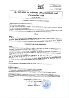 arrêté débit de boissons CHCC concours saut d’obstacles 21 juin 2026