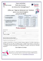 fiche contact travaux rénovation énergétique